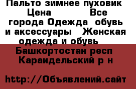 Пальто зимнее пуховик › Цена ­ 2 500 - Все города Одежда, обувь и аксессуары » Женская одежда и обувь   . Башкортостан респ.,Караидельский р-н